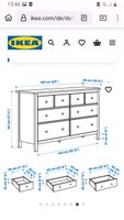 Suche Ikea Hemnes Kommoden in natur/rot/grün Thüringen - Tonna Vorschau