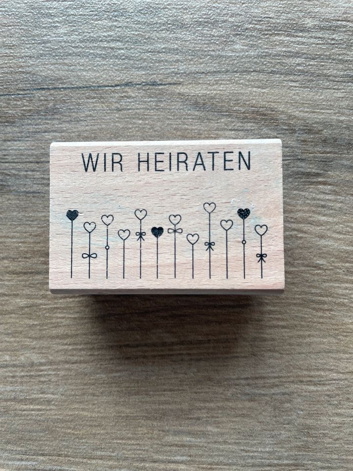 Stempel Wir heiraten Hochzeit Einladung Save the Date in Dresden