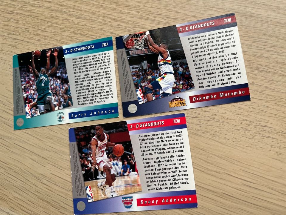 Upper Deck 1993 1994 NBA Trading Cards 93 94 Basketball Hologram in Potsdam