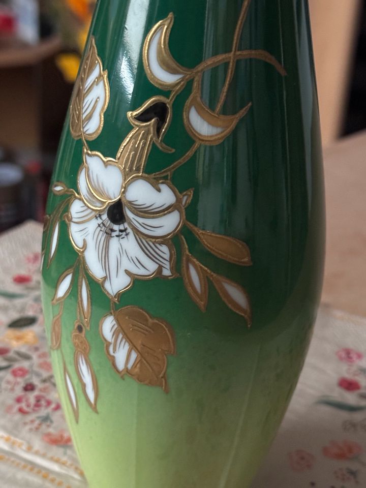 Vase Made in GDR Handgemalt Alt siehe Bilder ! Selten Rarität ! in Quakenbrück