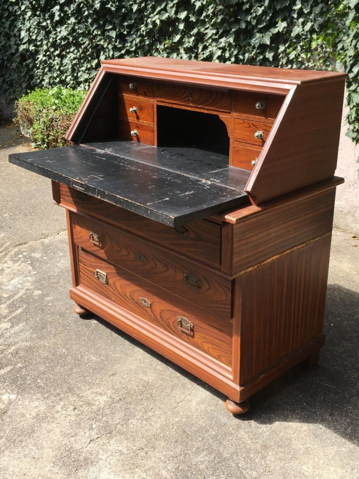 antiker Sekretär Schreibtisch Biedermeier um 1860 / Preissenkung in Kraichtal