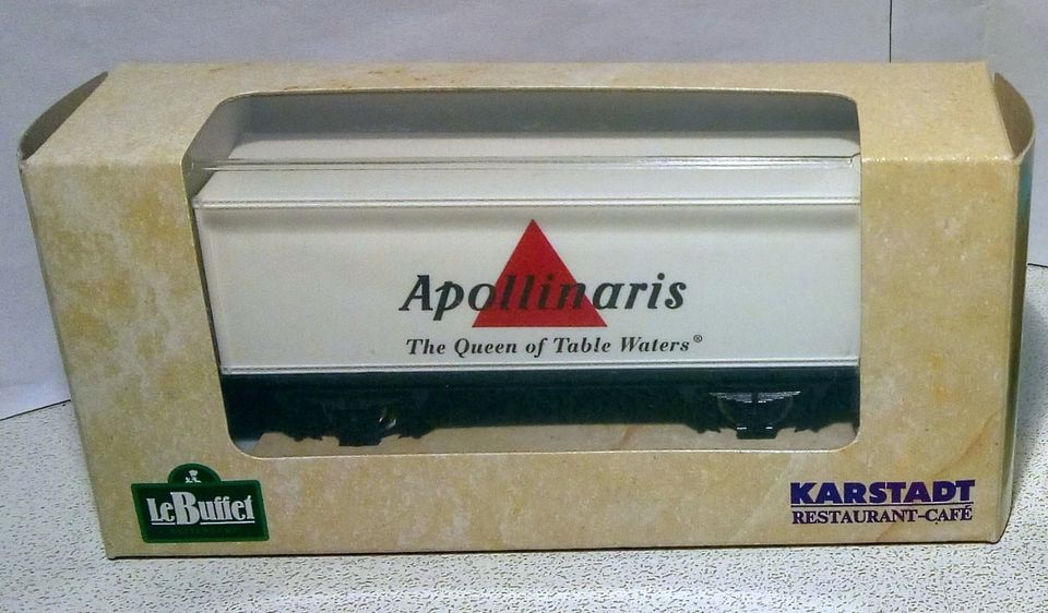 Roco Le Buffet Karstadt Container Waggon „Apollinaris“ H0 in Hilden