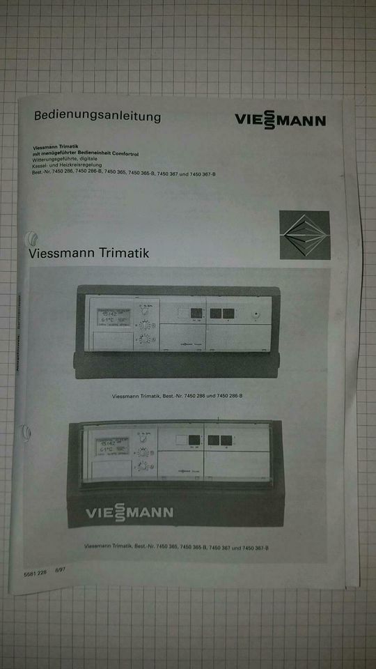 Viessmann - Bedieneinheit Comfortrol 7511598 in Essen