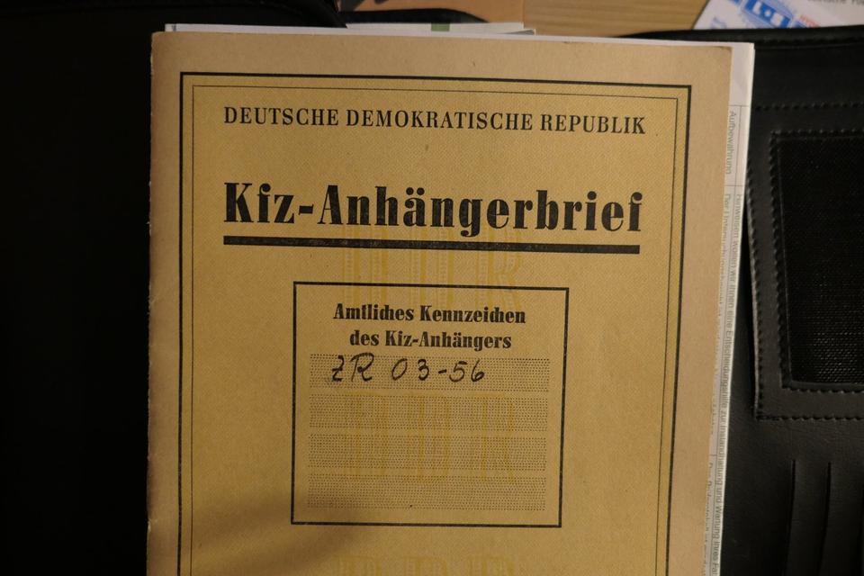 Hänger, Oldtimer, UNIKAT, Tischlerarbeit, 05.03.1958 Erstzul. in Weißwasser