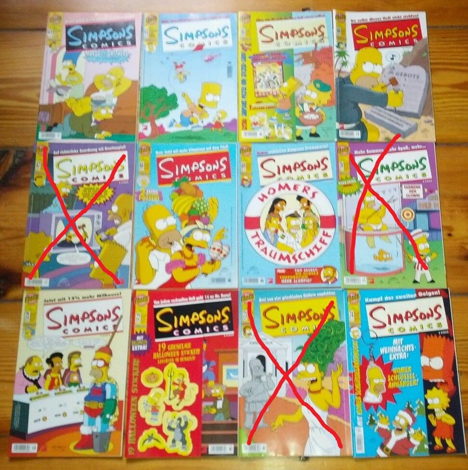 9 Simpsons Comics 2002 Heft 63,64,65,66,68,69,71,72,74 in Berlin