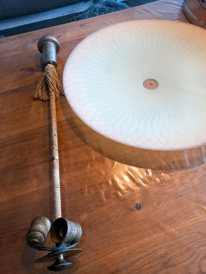 Alte, antike Decken Lampe, Vintage in Iserlohn