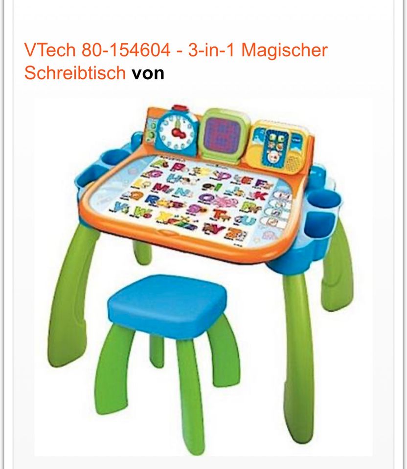 Spiel und Lehrntisch mit passendenStuhl  von Vtech. in Bohmstedt