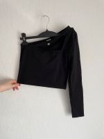 Asos One-Shoulder-Langarmshirt | schwarz | Gr. 36/S Niedersachsen - Vechta Vorschau