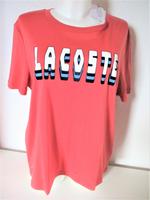 LACOSTE Gr.46 Damen Print T-Shirt 100% Baumwolle rose NP. 79,99 € Sachsen - Groitzsch Vorschau