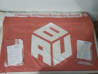 IG-BAU Fahne Gewerkschaft Bauen-Agrar-Umwelt Requisite Fals Flag Brandenburg - Königs Wusterhausen Vorschau