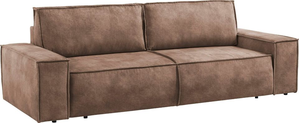 3er-Schlafsofa Couchgarnitur Vintage braun UVP 1149 € - 5406 in Bad Driburg