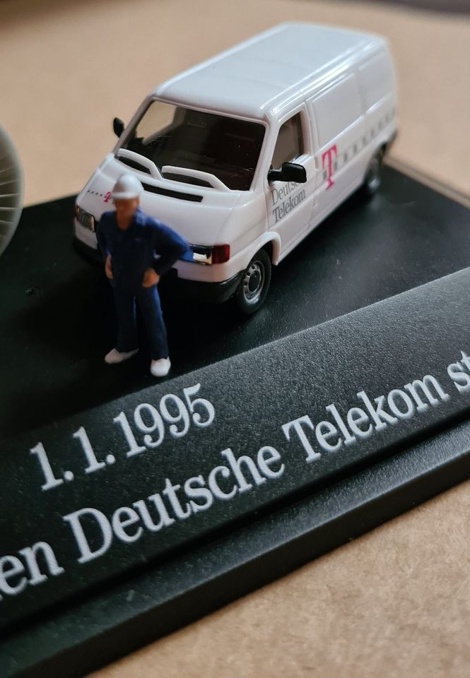 Diorama: Deutsche Telekom AG, Bautrupp, VW Transporter, 1:87, OVP in Rheda-Wiedenbrück