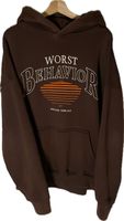 WRSTBHVR Oversized Unisex Hoodie Brown/Orange Pankow - Prenzlauer Berg Vorschau