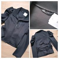 ZARA Jacke Neopren-Effekt schwarz Gr. S Bayern - Neubeuern Vorschau