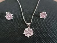 Crystal Blumen Schmuck Set Silber 1495 Bayern - Grafenau Vorschau