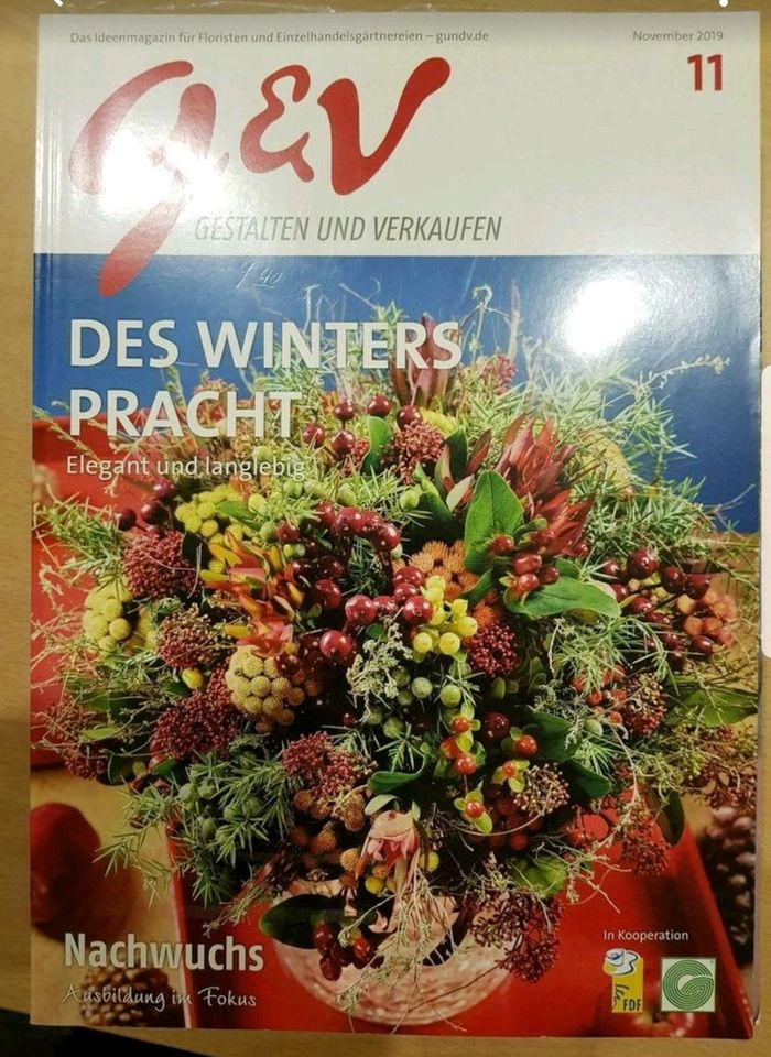 Fachzeitschrift Florist / Gärtner G&V Gestalten und Verkaufen in Freudenberg