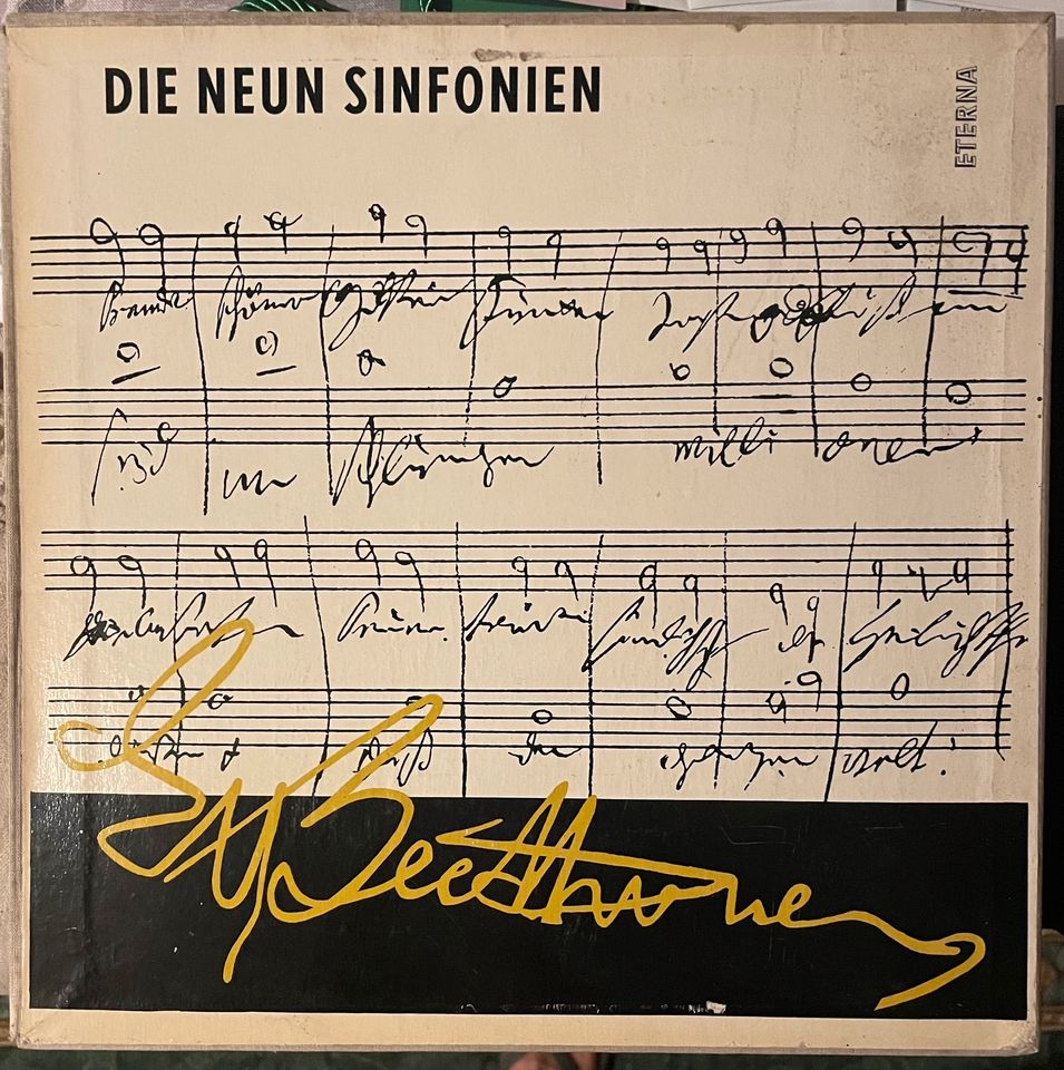 Schallplatten Ludwig Van Beethoven die Neun Sinfonien in Zörbig