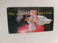 Coca Cola nostalgisches Blechschild - sehr selten !!! Sachsen-Anhalt - Zahna-Elster Vorschau
