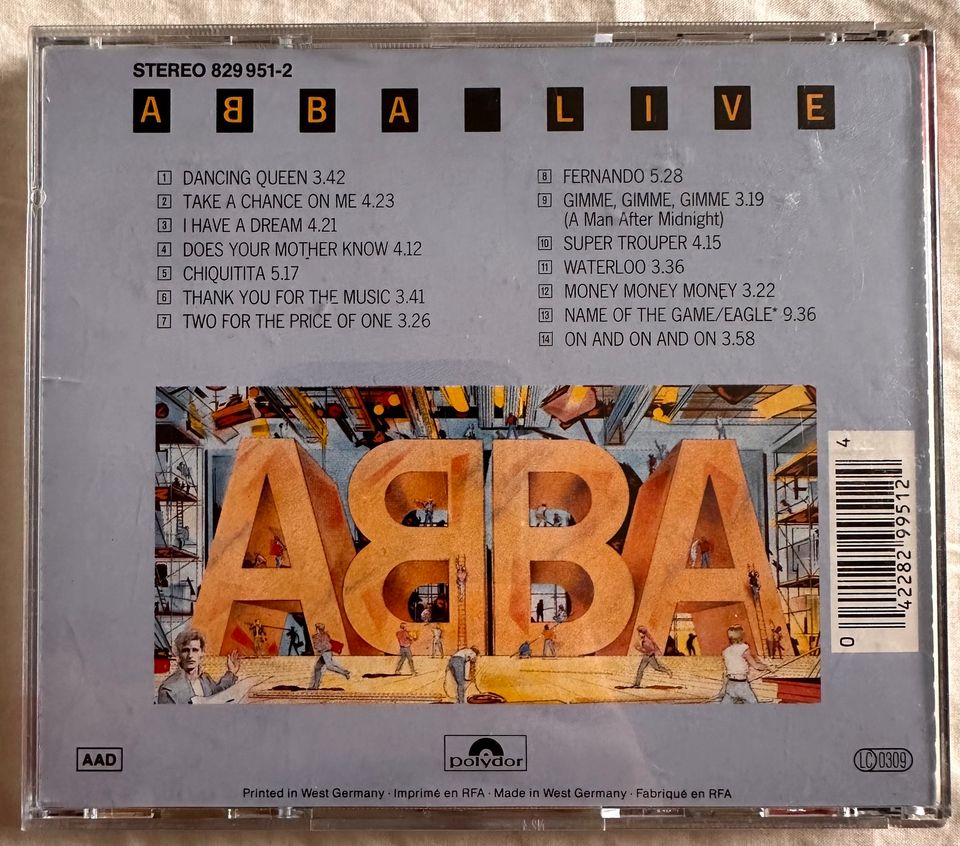 Abba live CD von 1986 im ideal Zustand in München