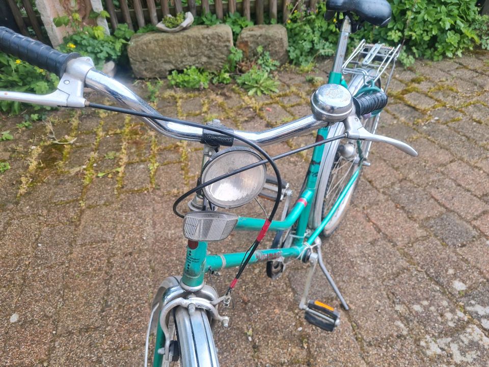 Diamand Damenfahrrad - Originalzustand DDR - fahrbereit - grün in Dresden