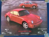 Porsche Poster gerahmt: 30years of excellence (1994) Hessen - Fernwald Vorschau