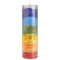 Chakra-Kerze „Sri Yantra“ multicolor Bayern - Bobingen Vorschau