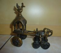 Antike Kutsche Indien Spielzeug Wagen Elefant Figur Bronze RAR! Baden-Württemberg - Kenzingen Vorschau