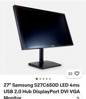Samsung Monitor 27“ Bayern - Neuhaus a.d. Pegnitz Vorschau