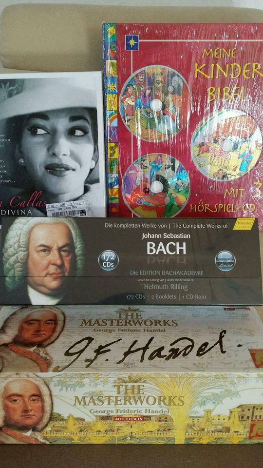 CDs J. S. Bach G.F.Händel Kinder Bibel M.Callass Classik in Stollberg