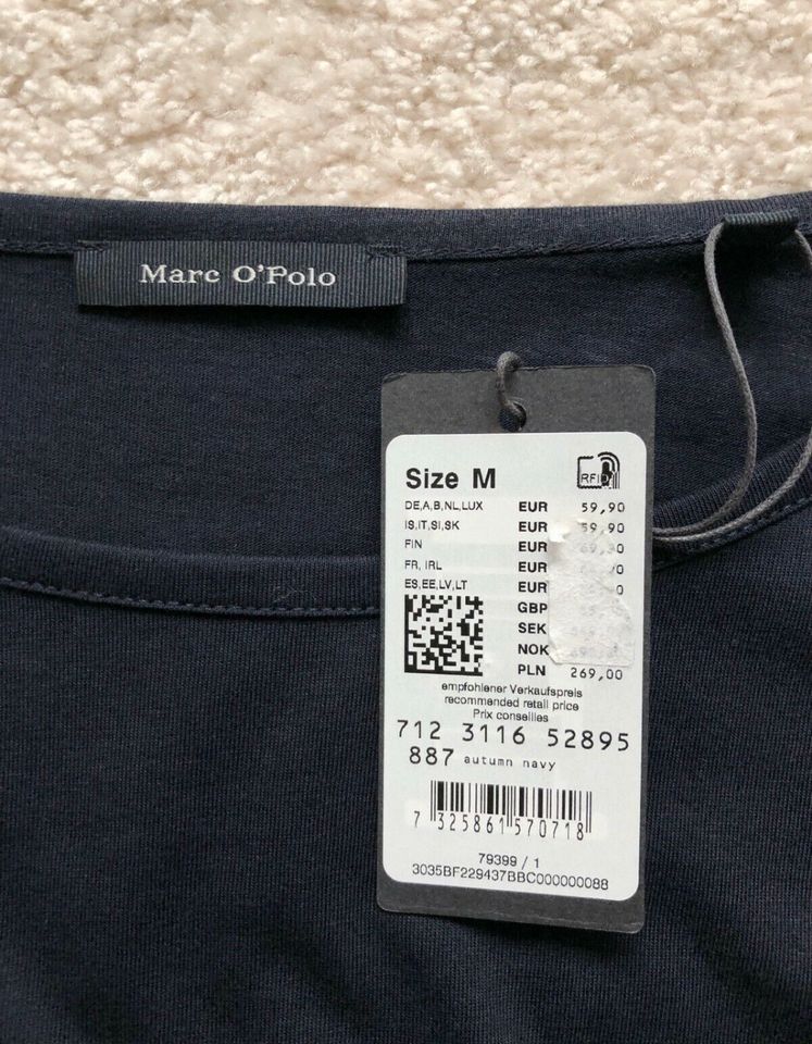 Marc O`Polo Pullover Bluse blau blau Viskose Gr.40, NEU Etikett in Hamburg