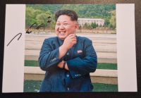 Autogramm Kim Jong-un Nordkorea Foto signiert absolute rarität Berlin - Mitte Vorschau