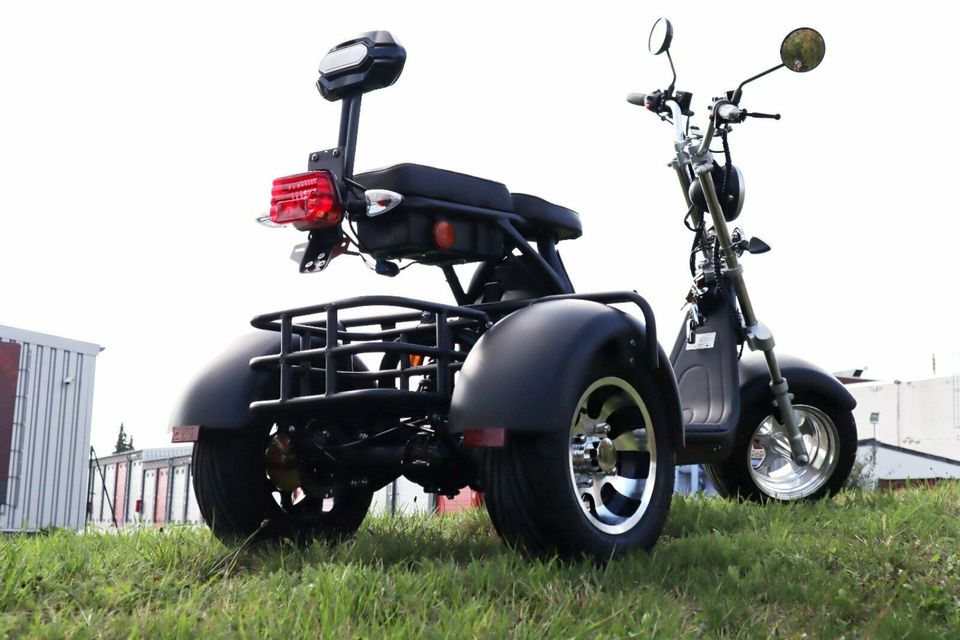 Elektro Chopper Trike E-Scooter E-Roller Straßenzulassung Coco in Maintal