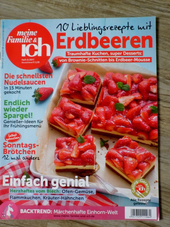 4x Meine Familie & Ich Sommerküche Erdbeeren Asien Kochen Rezepte in Üxheim