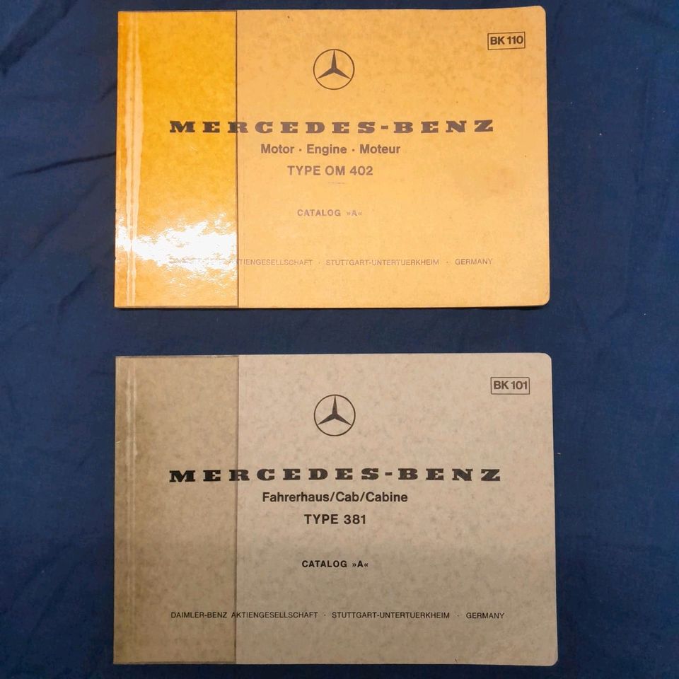 Mercedes Benz Teilekatalog ca. 80iger Jahre in Bad Dueben