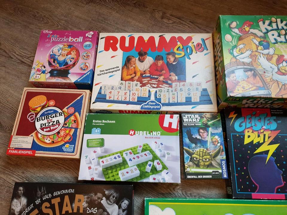 Spielsammlung Familienspiele Kinder Labyrinth Star Wars Rummy in Hannover