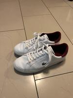 Lacoste Herren Sneaker, Weiß/Rot, 42.5 EU Thüringen - Apolda Vorschau