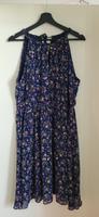 Sommerkleid | Apricot | XL | blau mit Blumen Pankow - Weissensee Vorschau