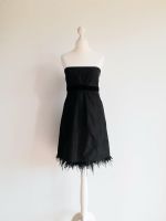 Tintoretto Bandeau-Kleid S Schwarz Federsaum Altona - Hamburg Sternschanze Vorschau