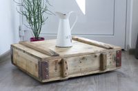 Alte Flachdeckeltruhe Couchtisch 64cm Holzkiste Holztruhe Bayern - Bad Reichenhall Vorschau