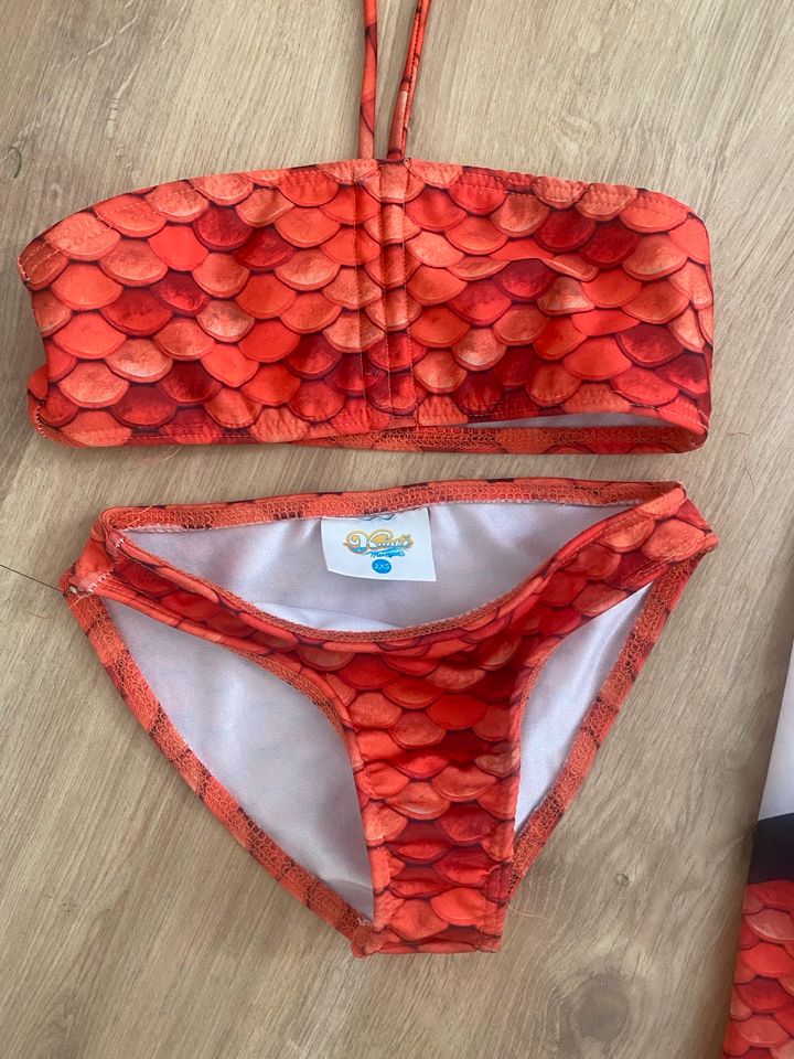 Schwimmflosse Meerjungfrauenflosse mit Bikini in 2xs in Frechen