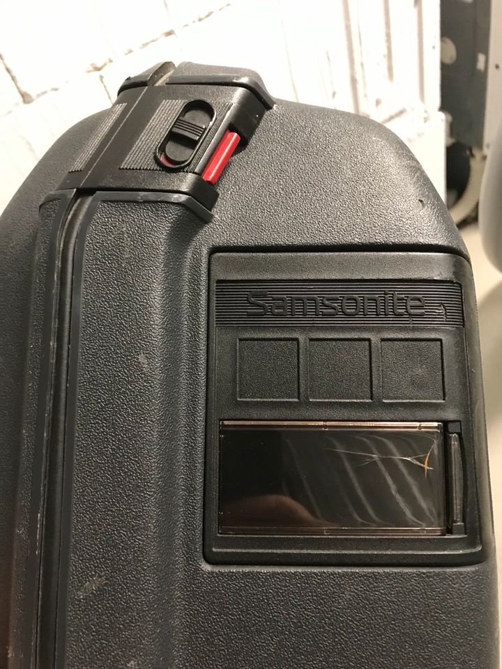 Samsonite Hartschalenkoffer dunkelgrau in Düsseldorf