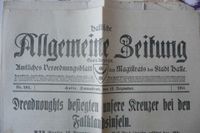 "Hallische Allgemeine Zeitung" v. 12.12.1914 Halle-Saale > LIR 36 Sachsen-Anhalt - Leuna Vorschau