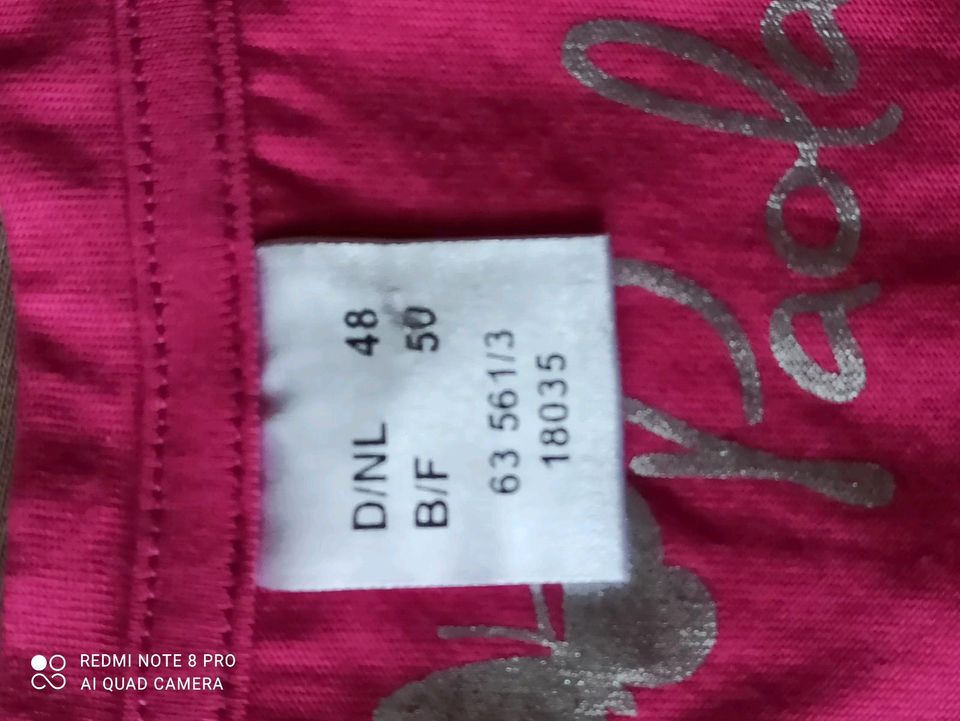 Shirts Paola Türkis & Pink mit Spitze Gr. 48 je 6 Euro in Niederzier