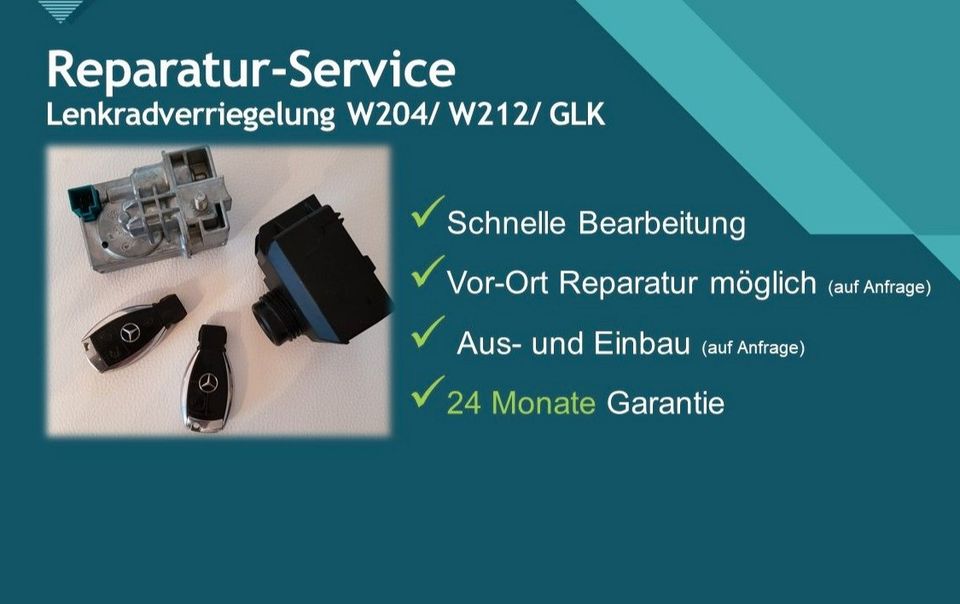 Mercedes ELV EZS W212 X204 W204 Lenkradverriegelung Reparatur in Nürnberg  (Mittelfr) - Südstadt, Auto-Reparaturen und Dienstleistungen