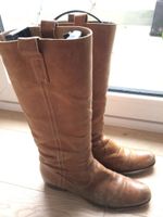 COX Stiefel Used Look - Leder beige naturfarben Größe 38 Düsseldorf - Pempelfort Vorschau