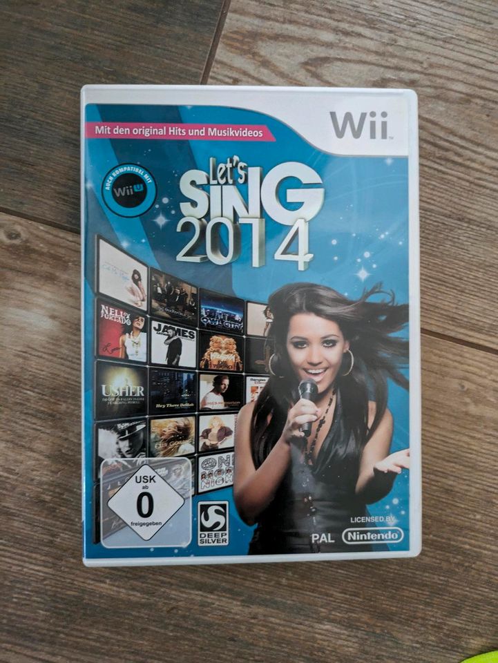 Wii Sing Spaß + 2 Mikrofone in Lauf