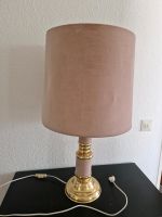 2x vintage Stehlampe Messingfußgold Altrosa Baden-Württemberg - Bad Buchau Vorschau