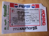 Altes Ticket 1. FC Köln Ehrenkarte 1993/94 Müngersdorfer Stadion Nordrhein-Westfalen - Niederzier Vorschau