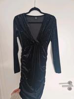 Samtkleid mit Glitzer Gr. S Niedersachsen - Geestland Vorschau