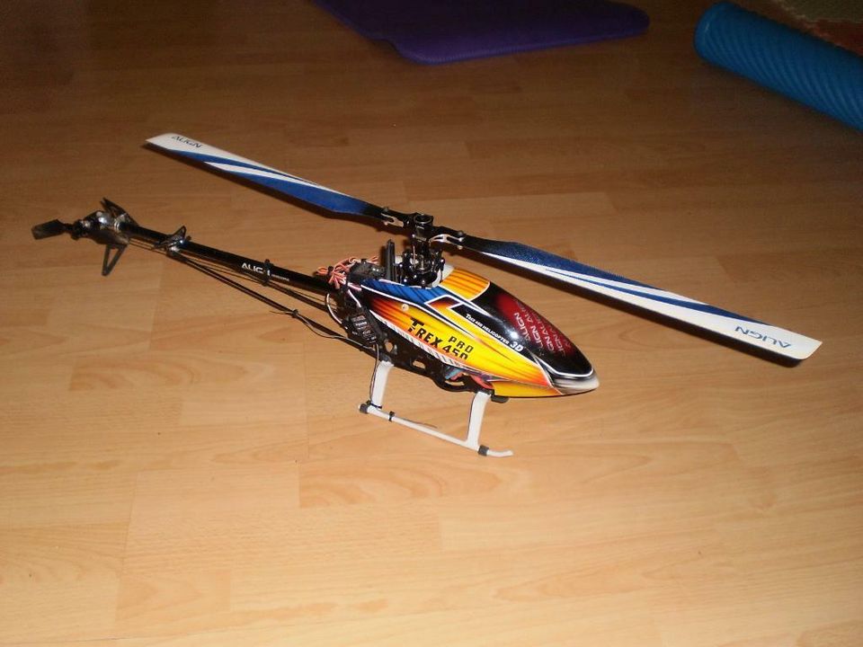 Align TRex 450 Pro V2 Super Combo RC Hubschrauber mitErsatzteilen in Battenberg